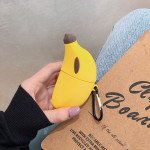 Wholesale Cute Design Cartoon Silicone Cover Skin for Airpod (1 / 2) Charging Case (Banana)